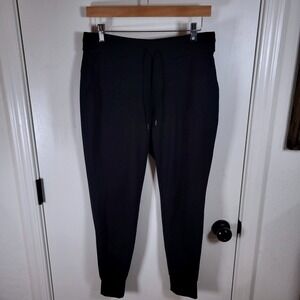 Athleta Joggers Size Small Black Tapered Stretch Pants Athleisure